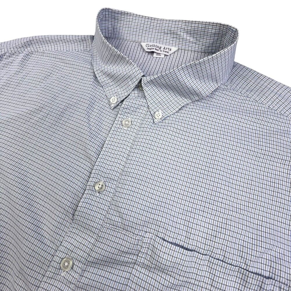 Clothing Arts P Cubed Shirt Men’s XXL Plaid Pickpocket Proof Button Down
